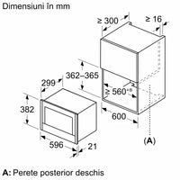 Cuptor cu microunde, încorporabil Inox NL4WR21N1, Neff