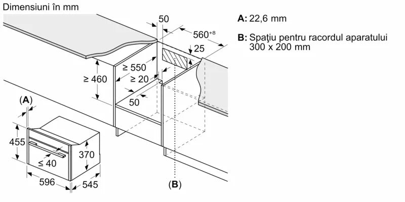 Cuptor cu microunde, încorporabil 60 x 45 cm Flex Design C29GR3XY1, Neff