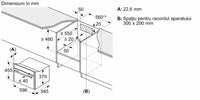 Cuptor cu microunde, încorporabil 60 x 45 cm Flex Design C29GR3XY1, Neff