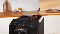 Espressor automat VeroCafe Piano black, Rezervor de apă detașabil TIE20119, Bosch