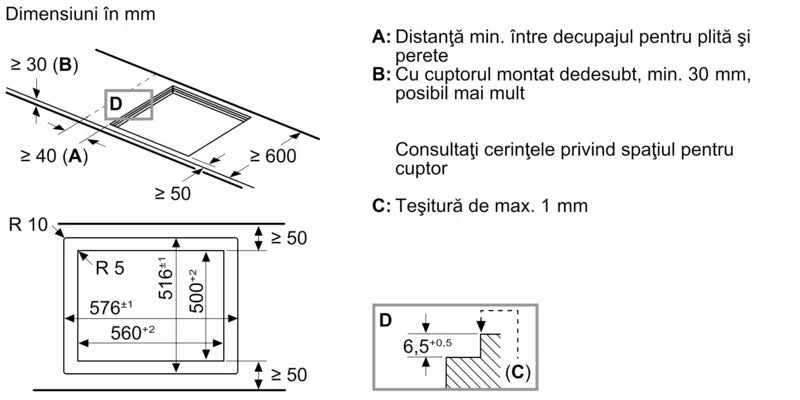 Plită cu inducție 60 cm Negru, T56PYF4C0, Neff