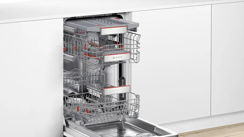 Seria 6 Mașina de spălat vase încorporabilă 45 cm Oțel periat SPI6YMS14E, Bosch