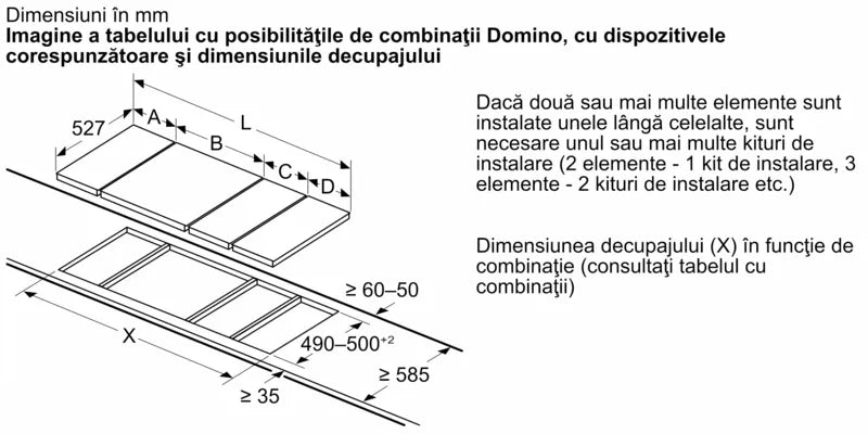 Seria 6 Plită radiantă, Domino 30 cm PKF375FP2E, Bosch