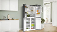 Seria 4 Frigider MultiDoor, usi din sticla. 189.5 x 85.5 cm KMC85LEEA, Bosch