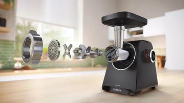 Seria 4 Mașină de tocat MultiPower Series 4 1900 W Black, Negru MFWS440B, Bosch