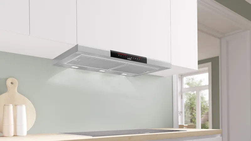 Seria 8 Hotă telescopică, încorporabilă 90 cm Inox DFS097K51, Bosch