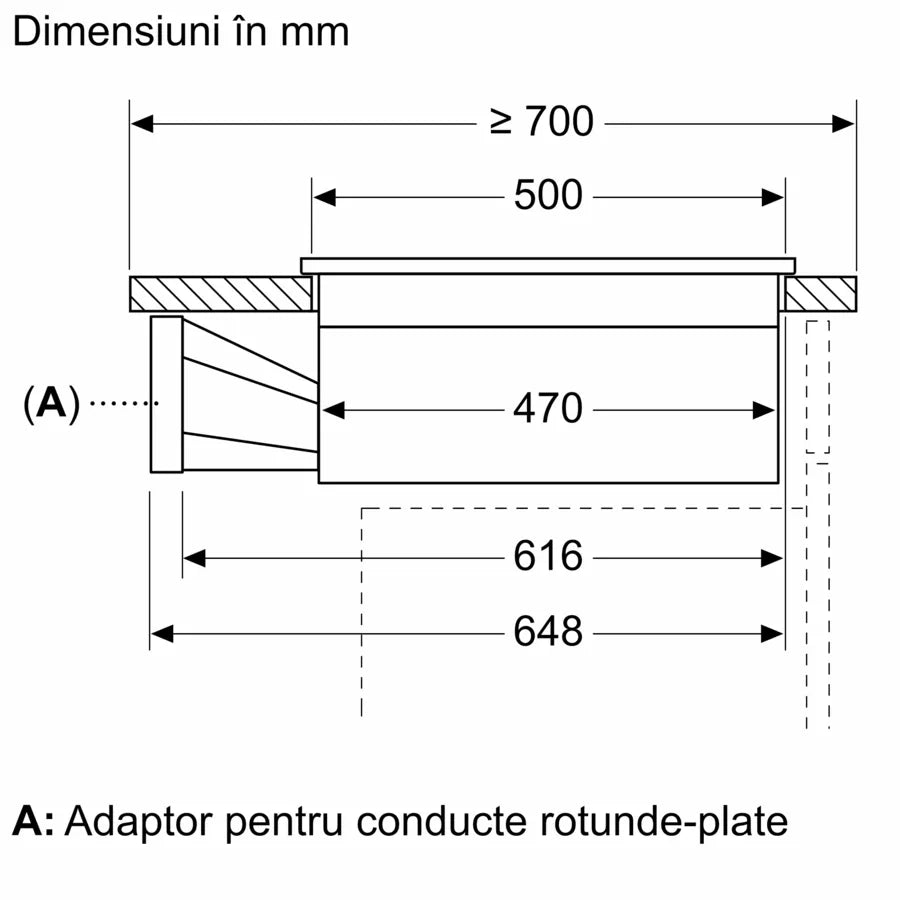 Plită pe inducție cu sistem de ventilare integrat 80 cm Flex Design V68YYX4C0, Neff