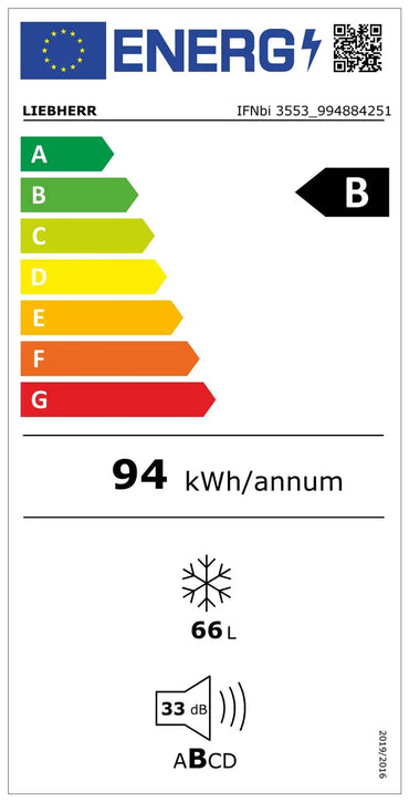 Congelator integrabil cu NoFrost IFNbi 3553, Liebherr