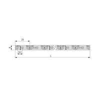 Bandă LED Lynx Premium 9,6W/m IP20 (12V DC), 10 m, 4.000 K, Plastic, Emuca