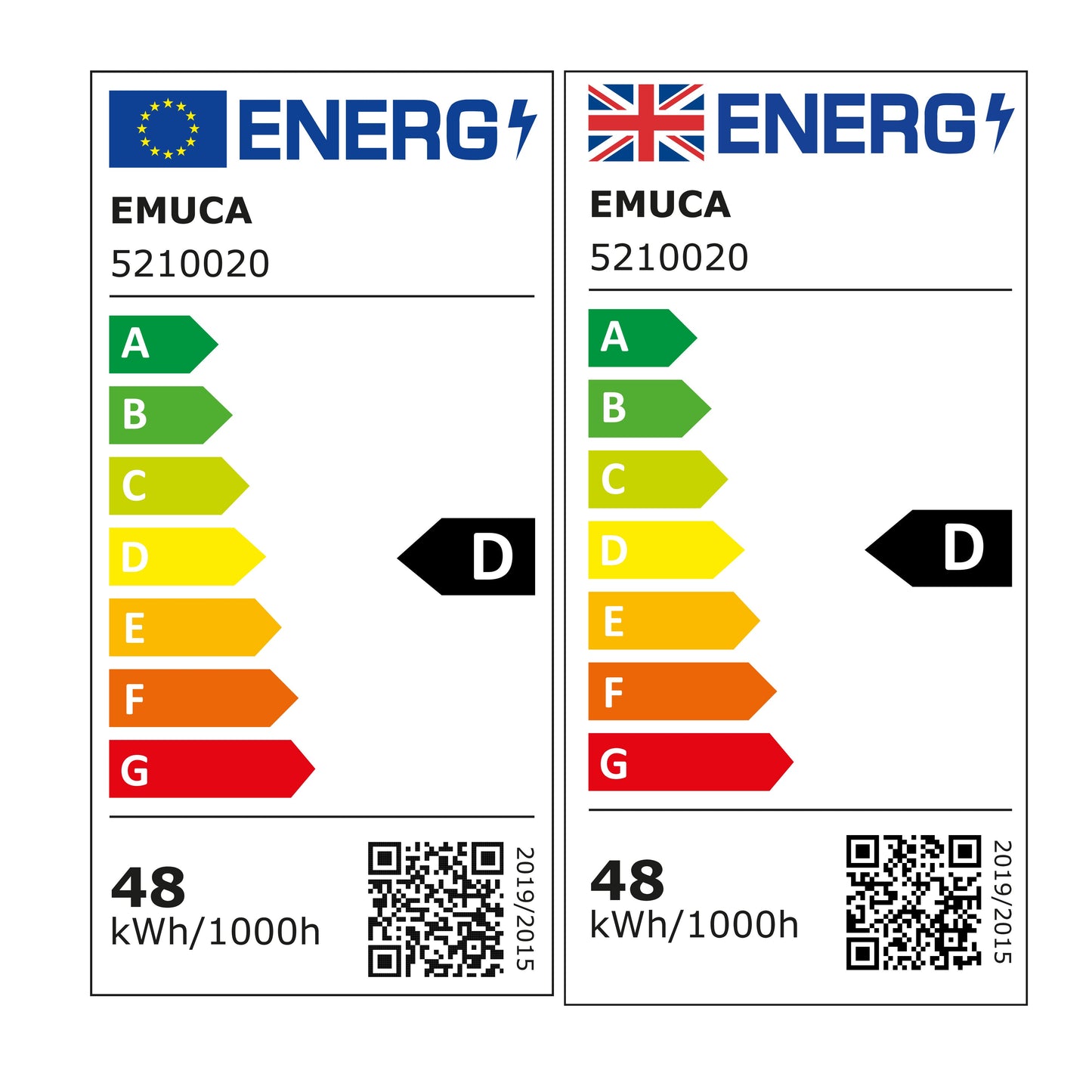 Bandă LED Lynx Premium 9,6W/m IP20 (12V DC), 50 m, Emuca