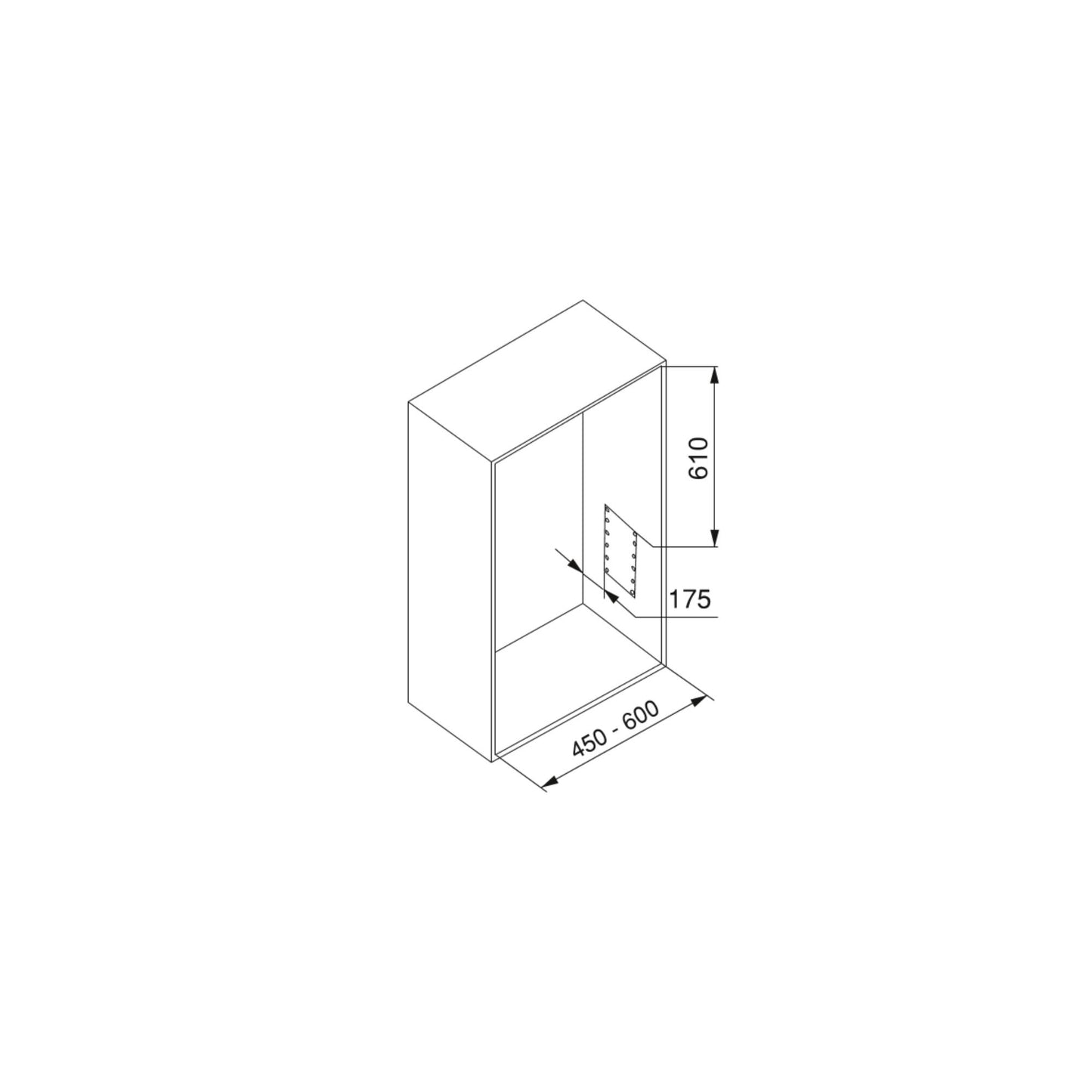 Bara de haine cu sistem lift pentru dulap, Hang, 450-600mm, Emuca