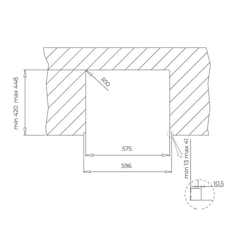 Chiuvetă din inox, cu posibilitate de instalare 3 în 1: undermount, top & flush, o cuvă și sistem SilentSmart, American Professional 60 M-XP 1B Teka