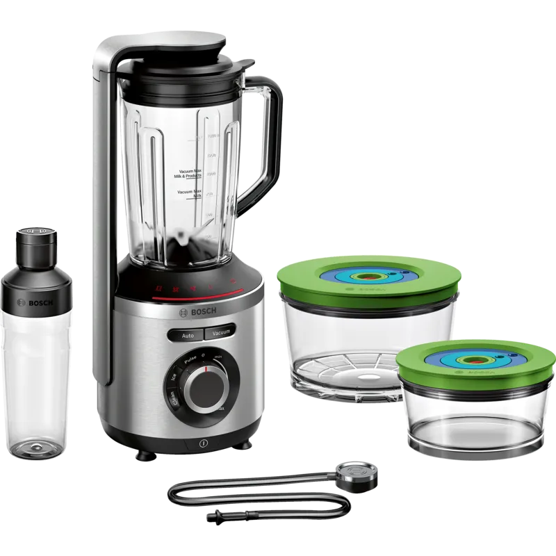 Seria 8 Blender cu vacuum VitaPower 1000 W Silver (Argintiu) MMBV625M, Bosch