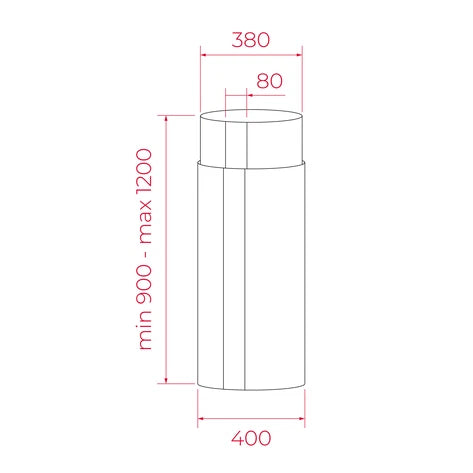 Hotă insulă, formă cilindrică si motor EcoPower, CC 485 BK Teka