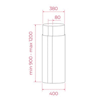 Hotă insulă, formă cilindrică si motor EcoPower, CC 485 BK Teka
