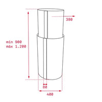 Hotă insulă, formă cilindrică, 40 cm, CC 485 Teka (BF)