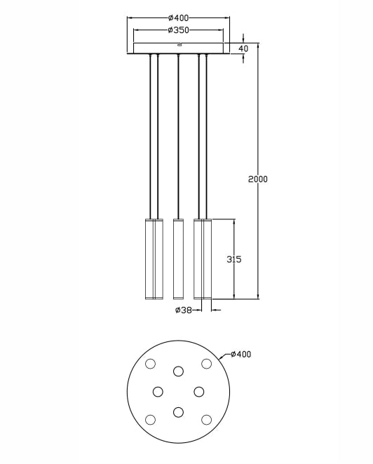 Lampa cu suspensie Prado , Fabas Luce