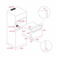 Cuptor incorporabil HLC 8470 SC BK, Teka