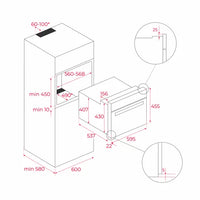 Cuptor compact multifunctional cu microunde, 9 functii de preparare si sistem HydroClean, HLC 8440 C FBK Teka
