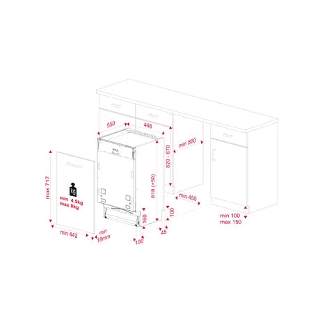 Mașină de spălat vase complet încorporabilă DFI 74910, Teka