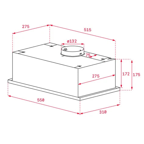 Hota incorporabila GFG 2 Inox, Teka