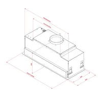 Hotă încorporabilă cu sistem de extracţie perimetrală, 84 cm, GFL 87760 EOS IX Teka