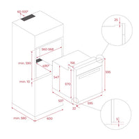 Cuptor incorporabil HLB 85-G1 P BM Maestro Pizza, Teka