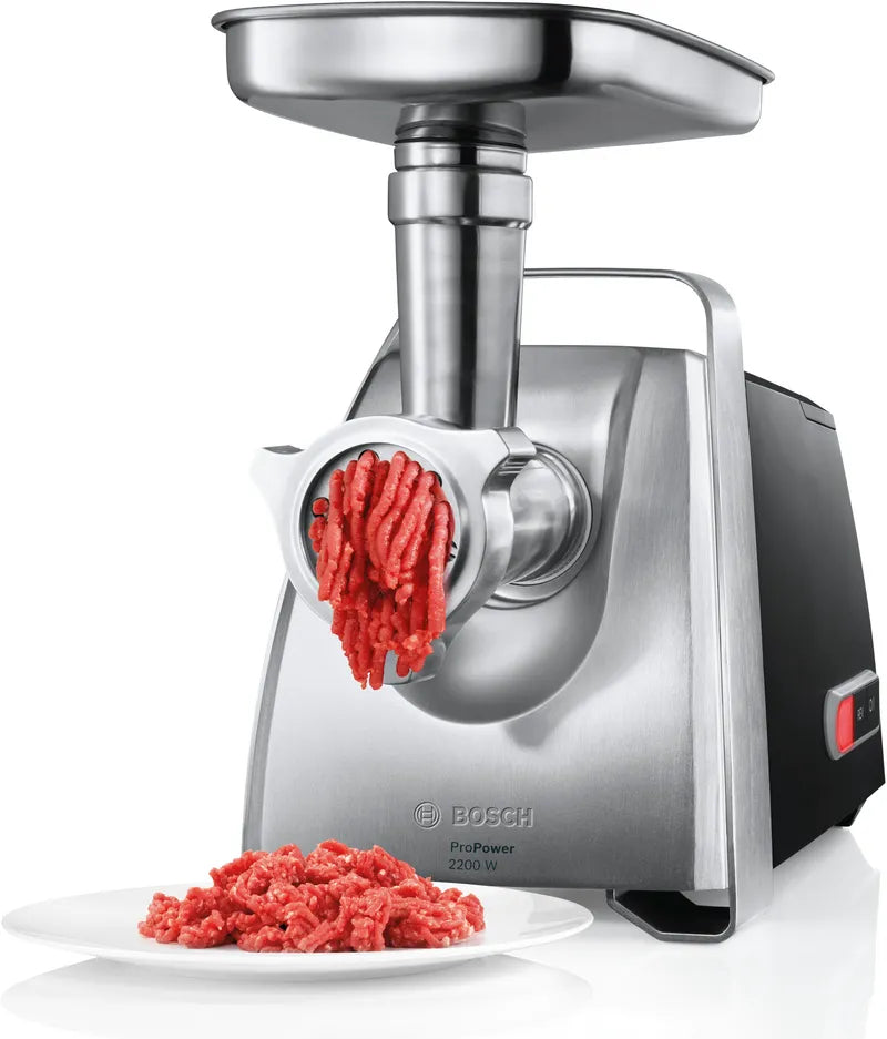 Tocător de carne ProPower 2200 W Black, chrome MFW68640, Bosch