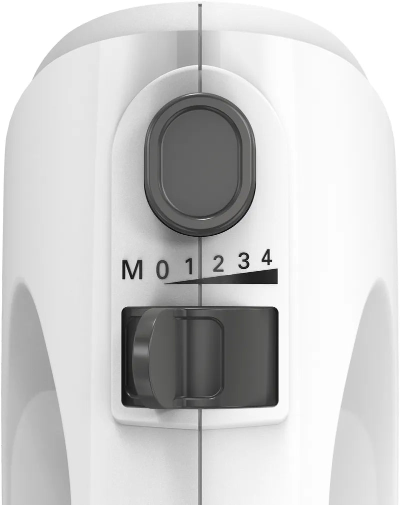Mixer de mână CleverMixx 400 W Alb, Brushed stainless steel MFQ24200, Bosch