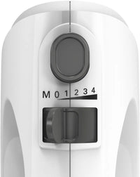 Mixer de mână CleverMixx 400 W Alb, Brushed stainless steel MFQ24200, Bosch