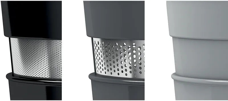 Storcator cu melc VitaExtract 150 W Black, Brushed stainless steel MESM731M, Bosch