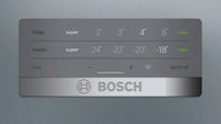 Seria 4 Combină frigorifică independentă 203 x 60 cm Inox Look KGN397LEQ, Bosch