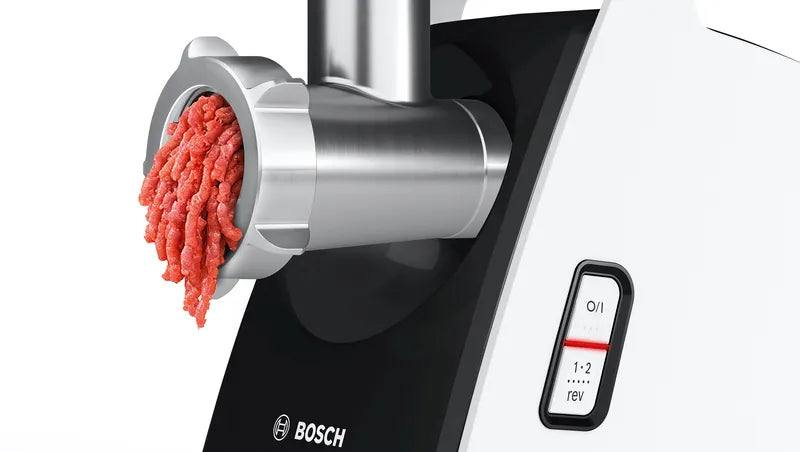 Tocător de carne CompactPower 2000 W Alb, Alb MFW3X15W, Bosch