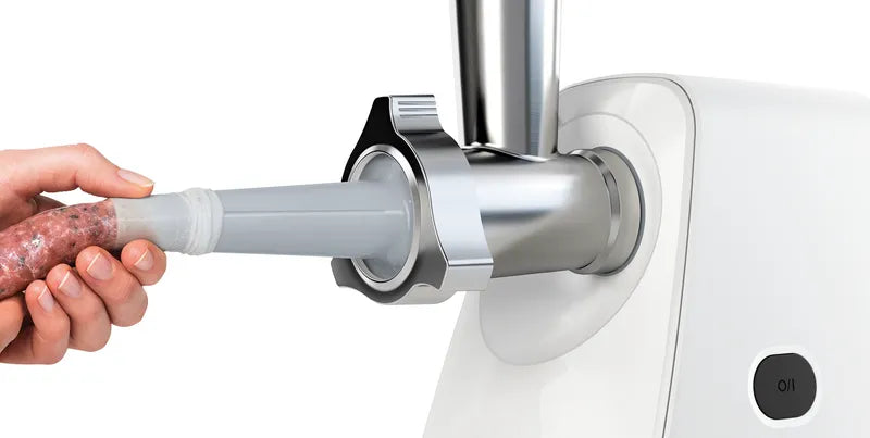 Tocător de carne SmartPower 1500 W Alb, Alb MFW2517W, Bosch
