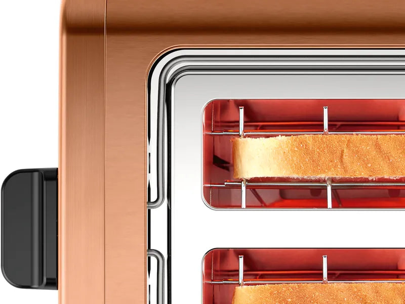 Prăjitor pâine compact DesignLine Cupru TAT4P429, Bosch
