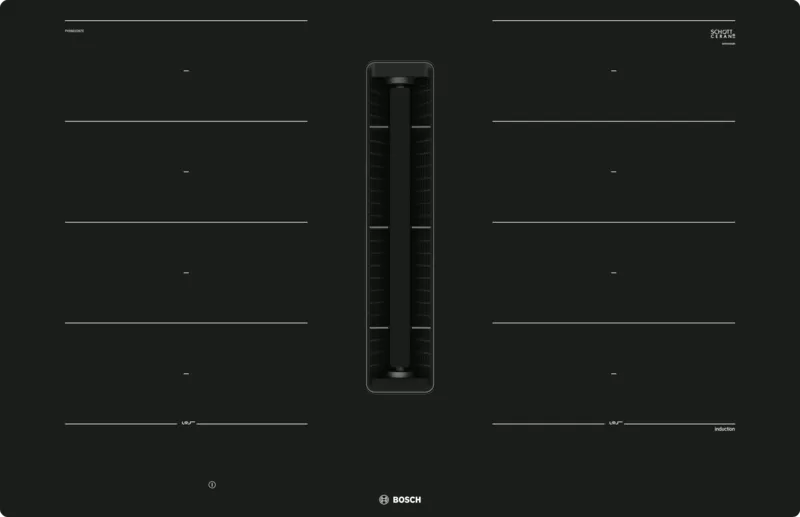 Seria 8 Plită pe inducție cu sistem de ventilare integrat 80 cm flush mount PXX801D67E, Bosch