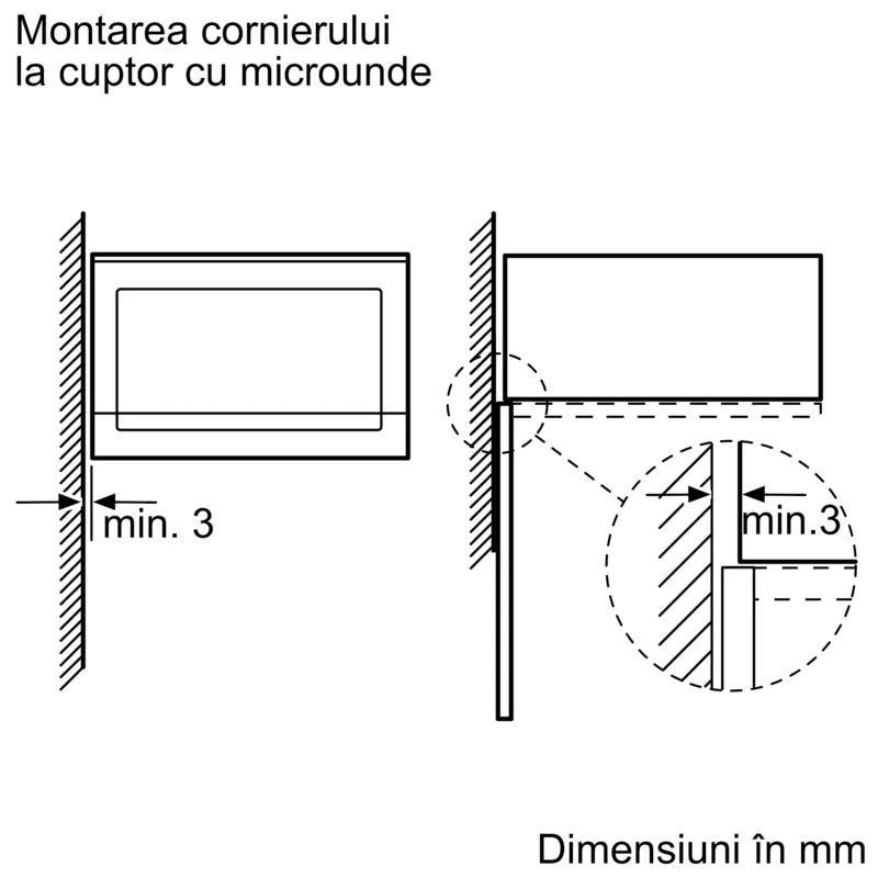 Seria 6 Cuptor cu microunde, încorporabil 59 x 38 cm BFL554MB0, Bosch