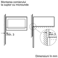 Seria 6 Cuptor cu microunde, încorporabil 59 x 38 cm BFL554MB0, Bosch