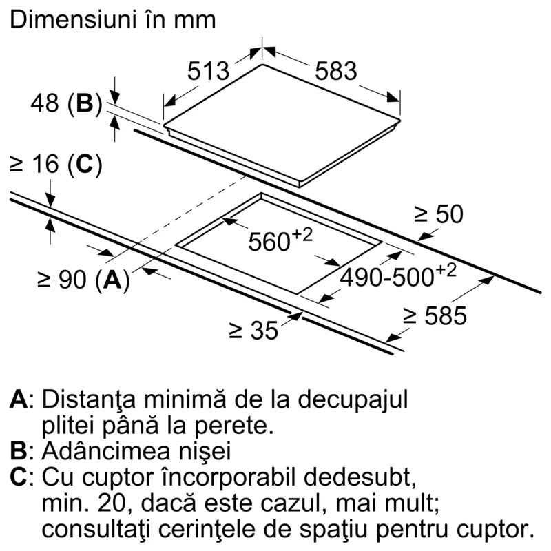 Seria 6 Plită radiantă 60 cm PKF645FP3E, Bosch