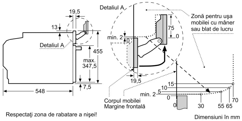 Seria 8 Cuptor compact cu funcție de abur, încorporabil 60 x 45 cm CSG7364B1, Bosch