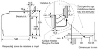 Seria 8 Cuptor încorporabil cu funcție de abur 60 x 60 cm HSG7361B1, Bosch