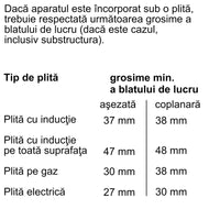 Cuptor multifuncțional cu opțiune de aburi, încorporabil 60 x 60 cm Inox B64VT73N0, Neff