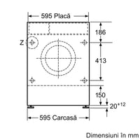 Seria 6 Mașina de spălat rufe cu uscător 7/4 kg WKD28543EU, Bosch