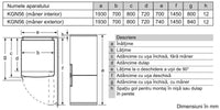 Seria 4 Combină frigorifică independentă 193 x 70 cm Oțel inoxidabil Anti-Amprentă KGN56XIDR, Bosch