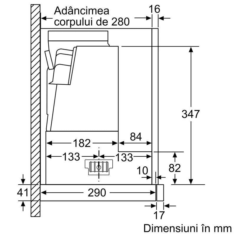 Seria 4 Hotă telescopică, încorporabilă 90 cm DFS097A51, Bosch