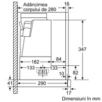 Seria 4 Hotă telescopică, încorporabilă 90 cm DFS097A51, Bosch