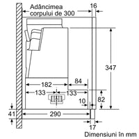 Hotă telescopică, încorporabilă 60 cm Argintiu metalic D46ED52X1, Neff