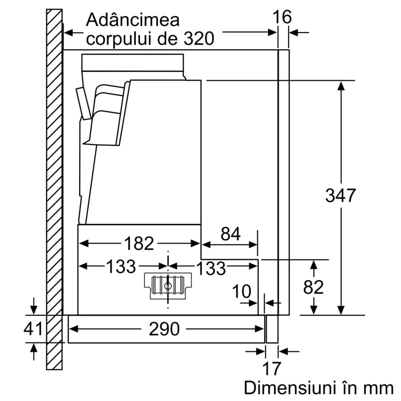 Seria 4 Hotă telescopică, încorporabilă 90 cm DFS097A51, Bosch