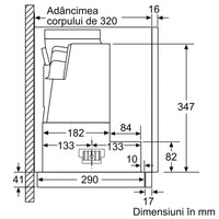 Seria 4 Hotă telescopică, încorporabilă 90 cm DFS097A51, Bosch