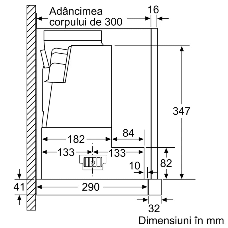 Seria 8 Hotă telescopică, încorporabilă 60 cm Inox DFS067K51, Bosch